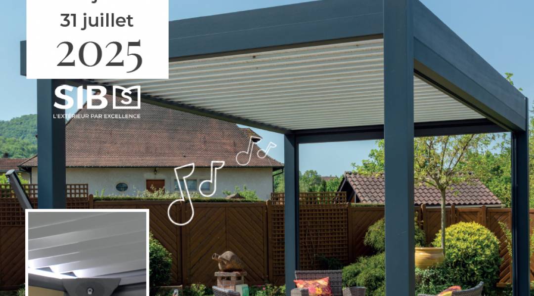 Promo enceinte offerte pour pergola Signature