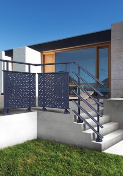 Balustrade alu pour terrasse