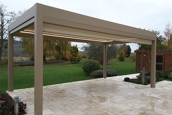 Personnalisation pergola bioclimatique