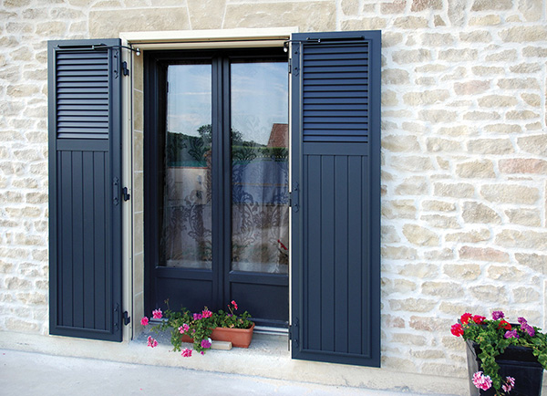 Volets aluminium battants motorisé