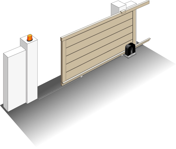 Moteur pour portail coulissant C720