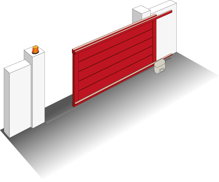 Motorisation pour portail coulissant Elixo Smart io