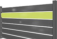 Option lames de couleur jaune