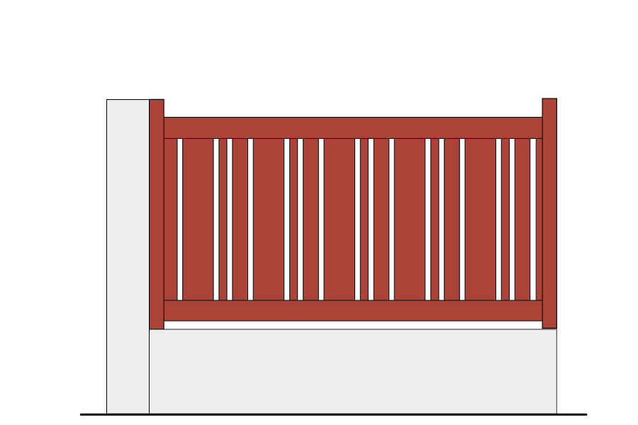 Clôture alu Marin CL