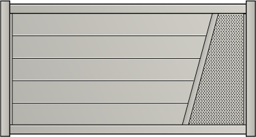 Clôture alu Corsiva CL