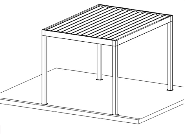 Pergola autoportée Optimo