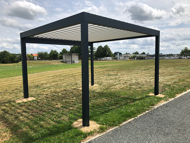 Choix de couleur pergola à lames orientables