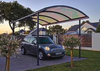 Carport aluminium avec option éclairage d’ambiance à Leds