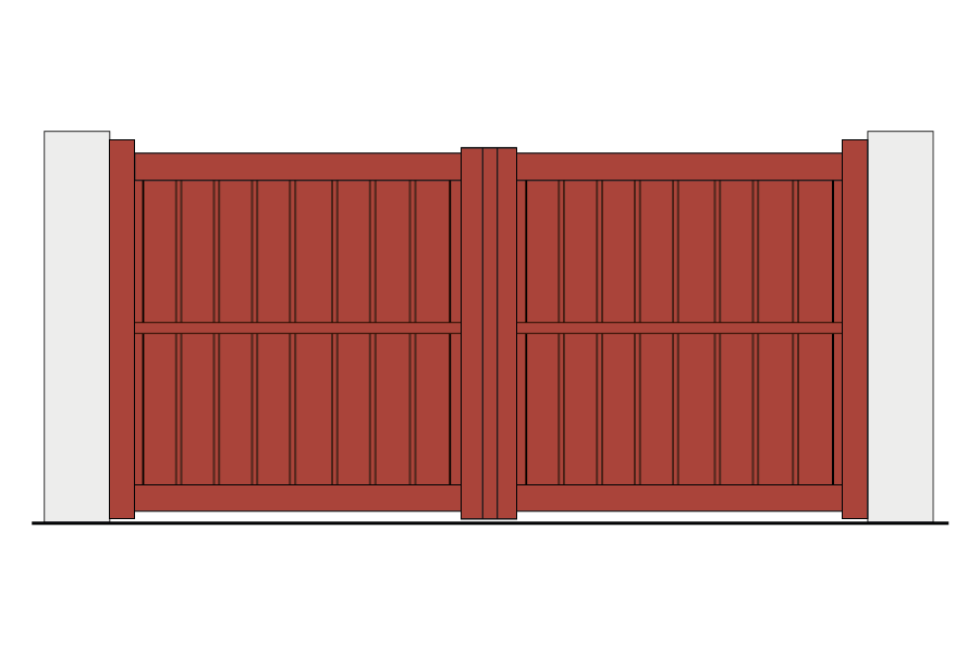 Portail battant alu Signature Lucida 1