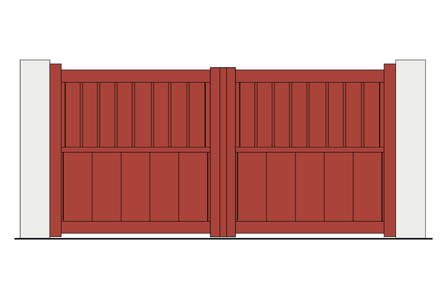 Portail battant alu Signature Lucida 2