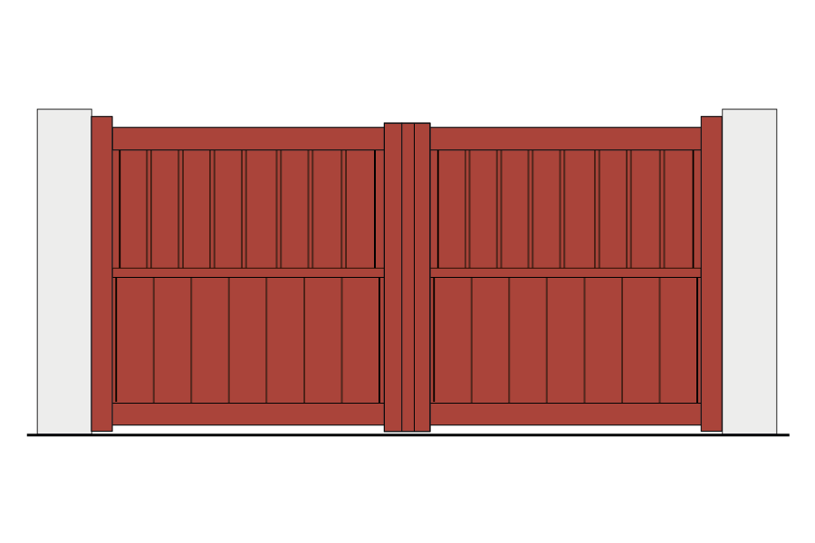 Portail battant alu Signature Lucida 3