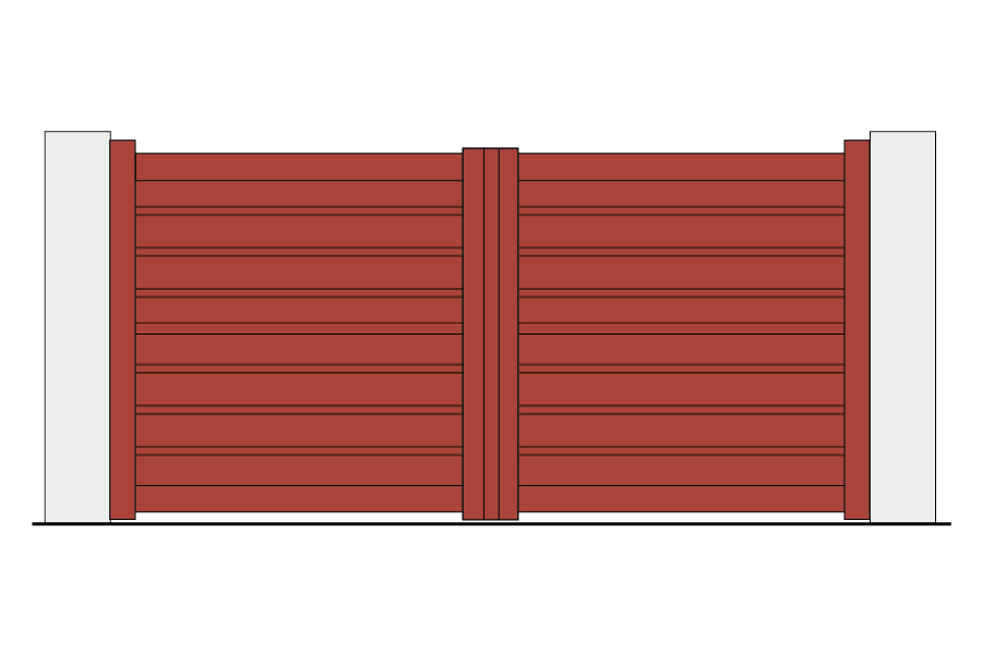 Portail battant alu Signature Lucida 4