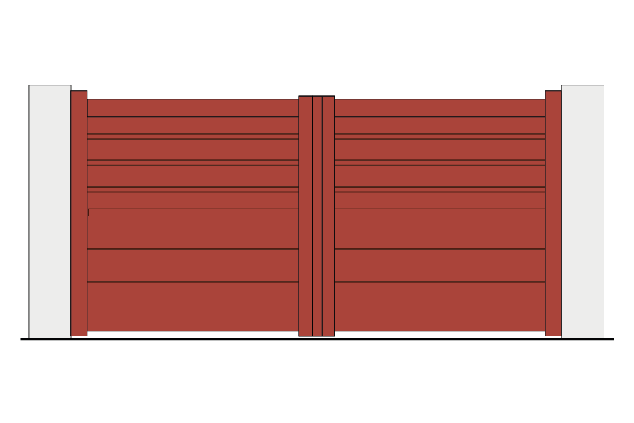 Portail battant alu Signature Lucida 5
