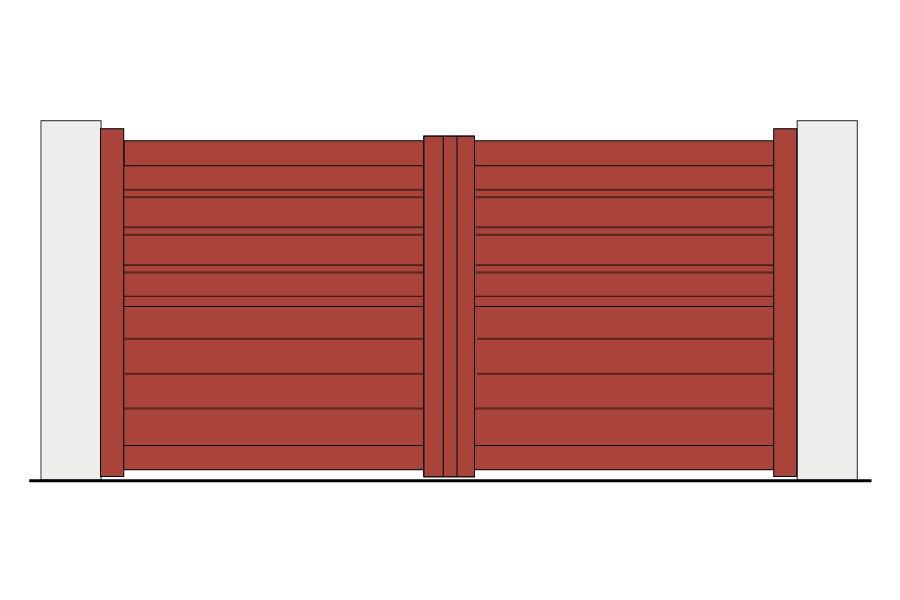 Portail battant alu Signature Lucida 6