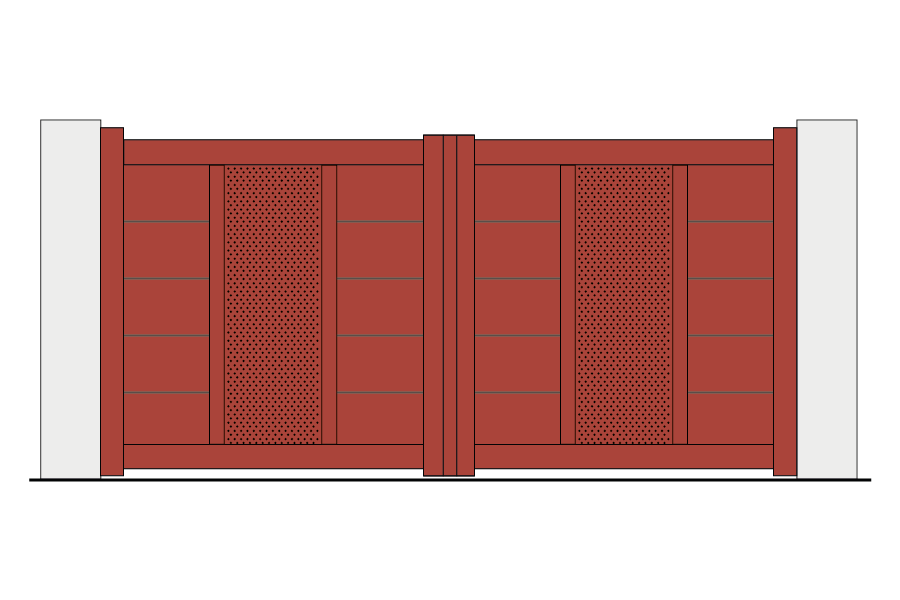 Portail battant alu Signature Mandiga