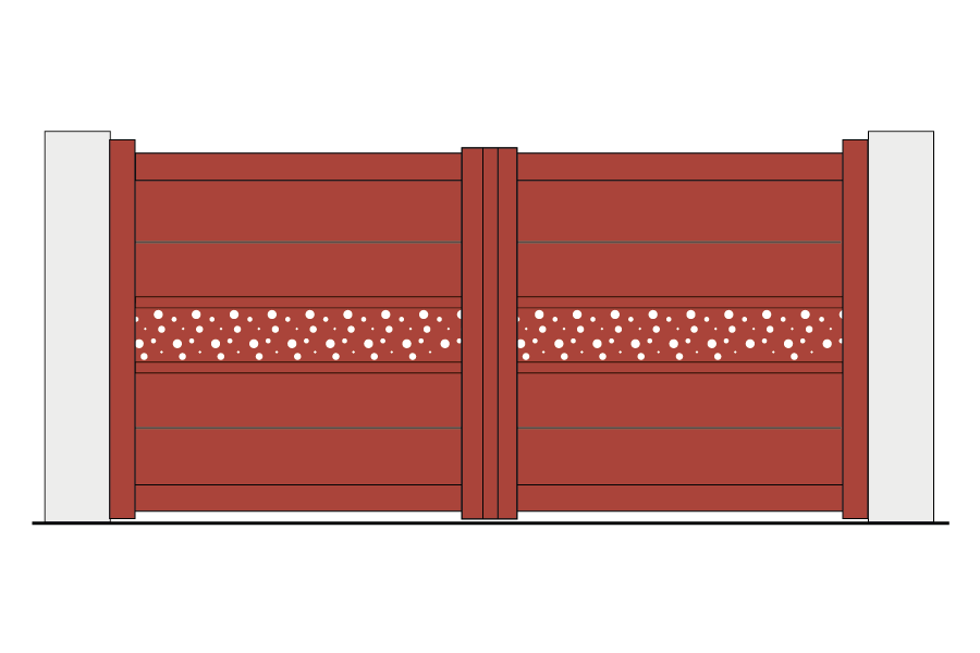 Portail battant alu Signature Nordica