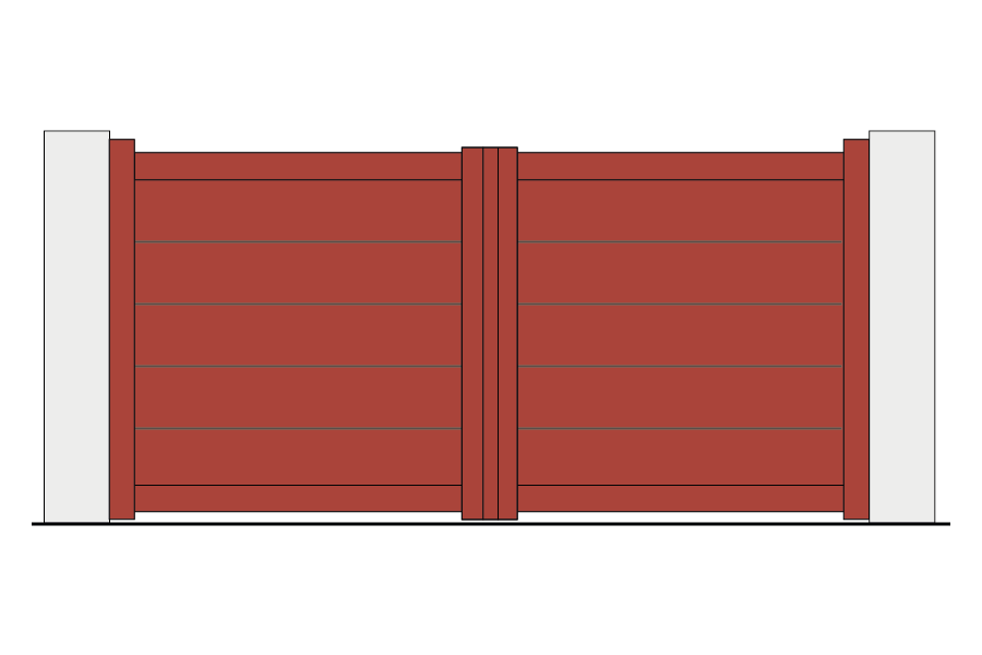 Portail battant alu Signature Origin