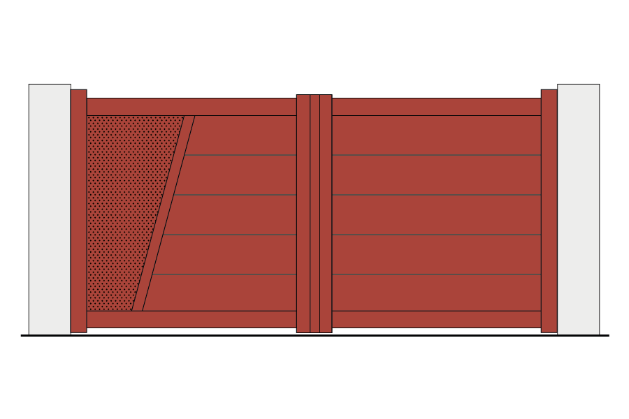 Portail battant alu Signature Vazari