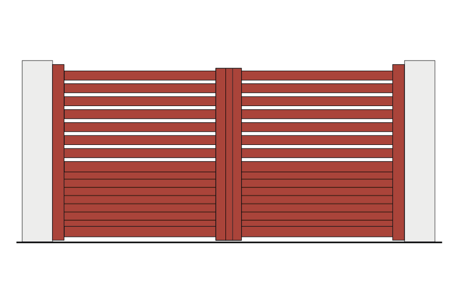 Portail battant alu Signature Zéphir