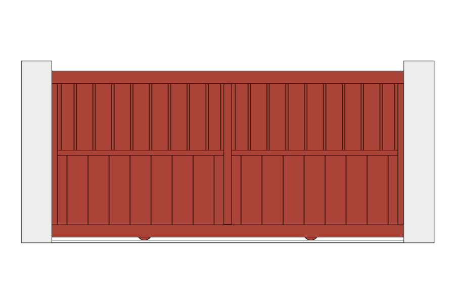 Portail coulissant alu Signature Lucida 3