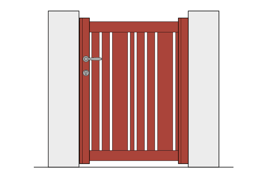 Portillon alu Autan