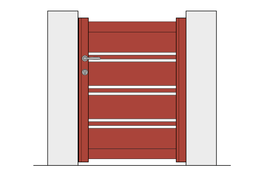 Portillon alu Eissaure