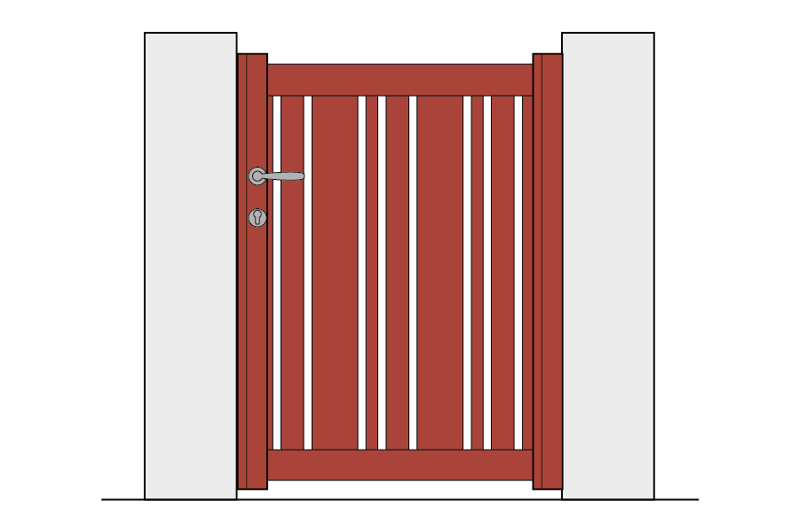 Portillon alu Marin