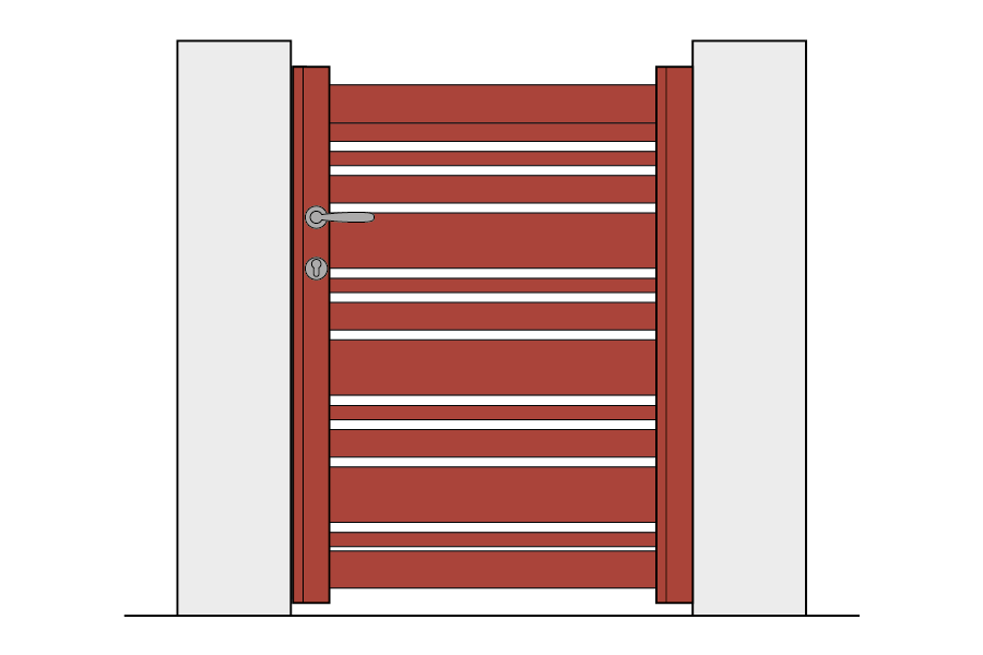 Portillon alu Nordet