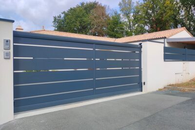 Portail coulissant Tramontane – Gamme Signature