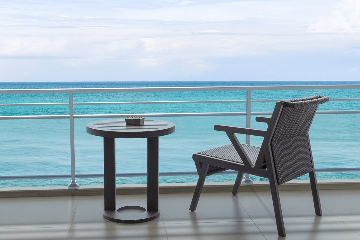 Garde-corps alu gamme Signature modèle Lato - RAL 9006