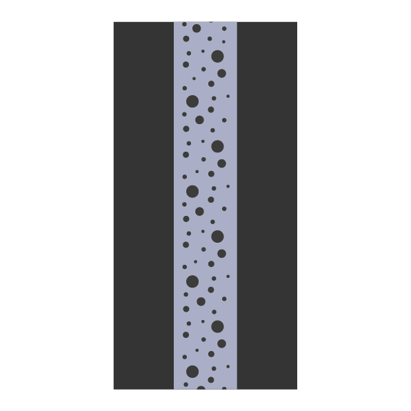 Panneau design décor Bulles de savon vertical