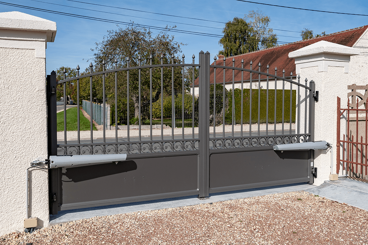 Motorisation portail battant sans vis V418