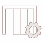Picto motorisation porte de garage