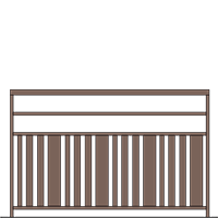 Garde-corps Cambria Autan 1 lisse