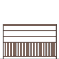 Garde-corps Cambria Autan 2 lisses