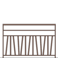 Garde-corps Cambria V 1 lisse