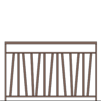 Garde-corps Cambria V 1 lisse