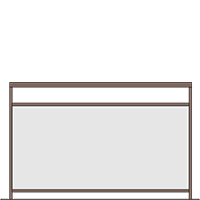 Garde-corps Lato avec main courante