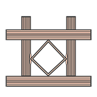 Décor losange décoratif