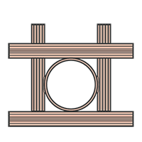 Décor rond décoratif